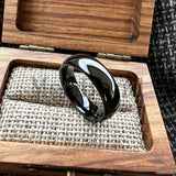 High Polished Dome 6mm 8mm Blue/Black/Gunmetal Men Women Tungsten Carbide Rings