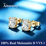 Luxury 0.5-2 Carats Marquise Heart Pear Princess Cut Moissanite Diamonds Stud Earrings