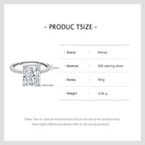 Crushed Iced Out Cut AAAA Lab Created Diamond 925 Sterling Silver Luxury Ring