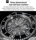 Fashion Quartz Coated 200m Waterproof Diver Watch BGW9 Super Luminous Stainless Mens Wristwatch.