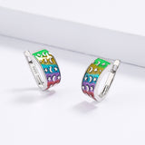 Fashion Handmade Enamel Moon Stars Colourful Drop Earrings