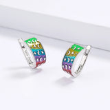 Fashion Handmade Enamel Moon Stars Colourful Drop Earrings