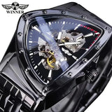 Light Luxurious Automatic Mechanical High-End Fashion Hollow Triangular Personalized Fashion Handsome Men's Watch