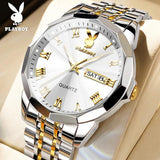 Original Classic Stainless Steel Quartz Wrist Watch for Men Luxury Business Fashion Watch with Stainless Steel Strap