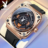 Fashion Trend High Quality Top Brand Quartz Watches, Original Silicone Strap Waterproof Luminous Wristwatches