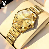 Top Brand Best Selling Fashion Trendy Original Stainless Steel Waterproof Luminous Calendar Quartz Women WristWatches