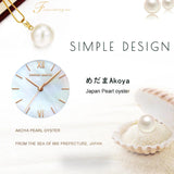NEW Elegant Quartz Pearl Oyster Jade Stone White Shell Waterproof Ladies Full Stainless Steel Classic Wrist Watches