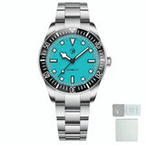 Top Brand New Men's Mechanical Watch NH35 Automatic Men's Sapphire Glass Ceramic Bezel Stainless Steel 10BAR Watch