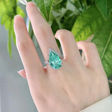 Excellent Water Drop AAAAA Paraiba Tourmaline High Carbon Diamond Party Promise Rings for Women, Fine  Jewellery - The Jewellery Supermarket