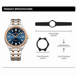 New Arrival Brand Luxury Waterproof Stainless Steel Business Quartz Sport Luminous Date Clock Men Wristwatches