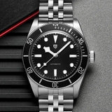 New Luxury Brand BB58 Men's Mechanical Watches - High Quality Automatic Stainless Steel Waterproof Wristwatch