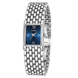 New Arrival Fashion Casual Luxury New Watches for Women Waterproof Square Dial Steel Belt Quartz Wrist Watches