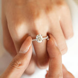 Superb 1ct 2ct 3ct Oval Cut VVS1 D Colour Moissanite Diamond Silver Engagement Ring