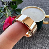 New Arrival Multicolor Shiny Polish Tungsten For Men and Women Comfort Fit Trendy Wedding Ring - The Jewellery Supermarket