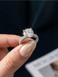 VVS1 D Colour 5 Carat Deluxe Moissanite Diamond Engagement Ring Luxury Jewellery