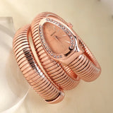 Awesome Unique Design Cross-Border Snake Shape Women's Fashion Watch - Creative Quartz Bracelet Watch