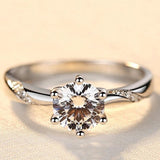 Stunning 1-3CT VVS1 D Colour Moissanite Diamonds Rings for Women Engagement Promise Wedding High Qualiy Jewellery