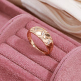 14K Gold Filled AAA Cubic Zircon Diamonds Paved Vintage Rings For Women Fine Jewellery