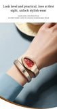Awesome Fashion Retro Light Luxury Serpentine Design Inlaid with Zirconia Diamond High End Women's Quartz Watch