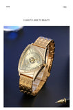 Luxury Brand Triangle Men Sports Quartz Watches For Men - Stainless Steel Golden Waterproof Popular Wrist Watches