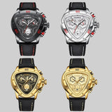Top Brand Luxury Big Dial Chronograph Quartz Watches for Men - Sports Watches Military Style Wrist Watches
