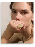 18K Gold Plated New Design Brown Green Beige Resin Geometric Stainless Steel Ring