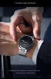 New Famous Brand High Quality Mechanical Stainless Steel Classic Waterproof Business Men's Watches