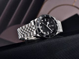 Luxury Design Luxury Men's Automatic Mechanical Top Sapphire Mirror NH35A Fashion Stainless Steel 10bar Wristwatch