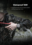 Top Brand Military Style Waterproof 50M Men's Sport Wristwatches Solar Power Luminous Enviromentally Friendly Watch