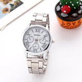 New Silver and Gold Colour Famous Brand Casual Quartz Stainless Steel Dress Watches for Ladies - Ideal Present - The Jewellery Supermarket