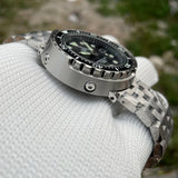 Automatic Dive Stainless Steel 300m Water Resistant Ceramic Bezel Sport Tuna Watch
