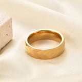 Fashion Cut Polygonal Tungsten Steel 4MM/6MM Rings for Couples Finw Jewellery