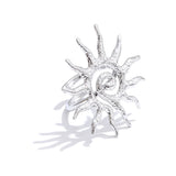 18K Gold Plated  Stainless Steel Hot Style Metal Sun Adjustable Trending Ring