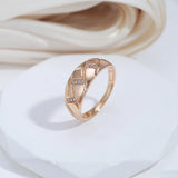 14K Gold Filled AAA Cubic Zircon Diamonds Paved Vintage Rings For Women Fine Jewellery