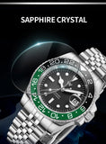 1612 Movement 316L Stainless Steel Sapphire Crystal Glass 200M Water Resistance Watch