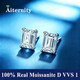 Luxury 0.5-2 Carats Marquise Heart Pear Princess Cut Moissanite Diamonds Stud Earrings