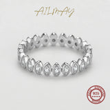 New Shining AAAA Lab Created Diamonds Silver Lucky Eye Geometric Design Ring