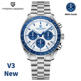 New Design AK Project Mars AR Sapphire Chronograph Automatic Date Luxury Quartz Watch