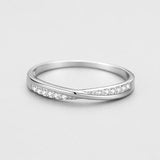Charming 2MM VVS1 D Colour Moissanite Diamonds Simple Engagement Rings For Women Sterling Sliver Fashion Jewellery