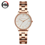 New Luxury Brand Classic Luxury Rhinestone Diamonds Ladies Watches Japanese Movement Women Dress Watches Gift Set