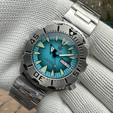 Monster 200M Waterproof NH36 Day Function Sapphire Glass Automatic Movement Steel Bezel SD1984 Steel Bracelet Watch