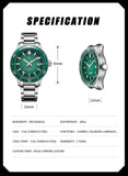 Automatic Mechanical MIYOTA 8215 Waterproof Stainless Steel Sapphire Dive Watch