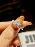 Classic 0.5-1CT VVS1 D Colour Moissanite Diamond Engagement Ring