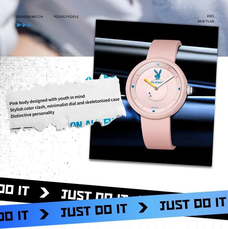 New Famous Brand Casual Sports Watch - Pink Silicone Waterproof Women Fashion Wristwatch - The Jewellery Supermarket
