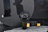 Popular Top Luxury Brand New Moon Skeleton Sport Chronograph AR Sapphire Quartz Men's Watches - The Jewellery Supermarket