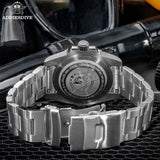 200M Water Resistant Luminous Ceramic Bezel 316L Steel Quartz Mens Dive Watch