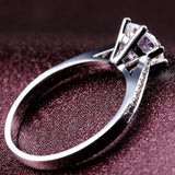 Luxury 0.5-3ct VVS1 Moissanite Diamond Rings for Women S925 Sterling Silver Wedding Engagement Anniversary Jewellery