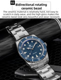 Luxury Analog BGW9 Luminous 200m Ceramic Bezel Bubble Mirror Glass Diving Watch