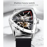 New Arrival Transparent Automatic WatchLuxury Silicone Strap Waterproof Luminous Fashion Mechanical Watches for Men
