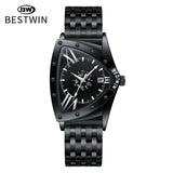 New Arrival Triangle Design Golden Waterproof Stainless Steel Men Sports Quartz Watches - Popular Choice